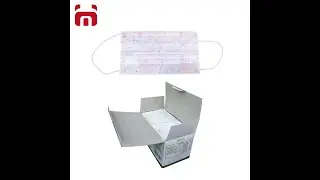 pack into box and CCD inspection fully automatic flat mask manufacture