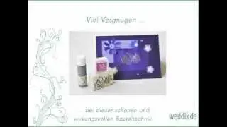 Embossing - Hochzeitskarten selbst gestalten