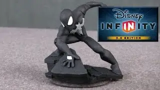 Disney Infinity 3.0 Marvel's Black Suit Spider-Man Figure from Disney Interactive