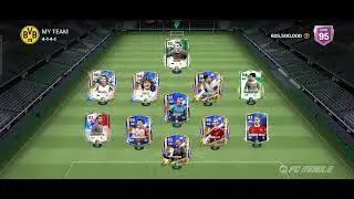 Fc mobile club ovr 95 💪 #fcmobile #fifa #fifamobile #messi #euroleague #copaamerica
