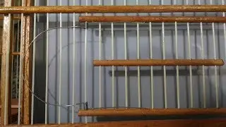 Como fazer mola especial para porta de gaiolas,e falando sobre o elevador da furadeira para gaiolas