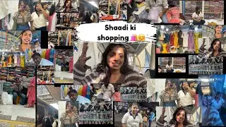Shaadi ki shopping🛍️🫣|| Natraj market Malad || Shopping || Wedding Season || Mehngai 💴|| #video