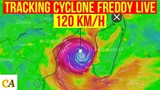 Tracking Cyclone Freddy Live 2023 | Speed & Path Update