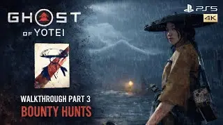 Ghost of Yotei Walkthrough Part 3 &ndash; bounty hunt CROW GENZO Gameplay | CROW GENZO | PS5 4K
