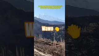 Rakaposhe world's seventh tallest train Kamanjar is shown in this video 🤑#shorts #shortsfeed #gilgit