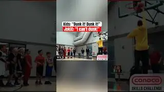 &ldquo;I can&rsquo;t dunk!&rdquo; - Jokić 😂