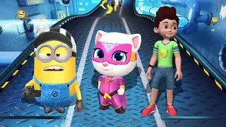 Minion Rush: Despicable Me vs Talking Tom Hero Dash vs Kicko & Super Speedo Gameplay