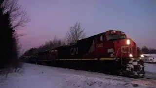 CN 2202 East, Detouring On The Newcastle Subdivision 01-11-2014