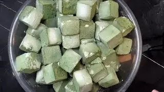 Crispy yummy😋 soft cubes#asmr#oddlysatisfying #chalkart #satisfying @ASMRgymchalkIndonesia 
