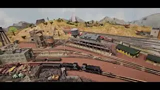 N Scale Albuquerque Carnuel & Tijeras RR 4 Layout Update 111