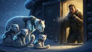 Frozen Alien cat Plead with a Human Veteran for Shelter &mdash; What Happens Next Stuns Him