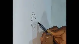 Step By Step Tutorial&nbsp; - How To Draw Two Hands Holding On Tightly to Each Other
