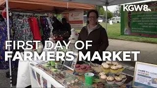 Crowds come out for Gresham Farmers Market opening day