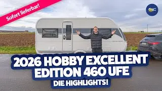 ✨JETZT NEU: 2026 Hobby Excellent Edition 460 UFe | Caravan | Test & Kaufberatung - Camperland Bong