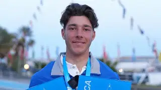 Athanasios Kyfidis GRE 2023 ILCA 6 Mens European Champion at Andora, Italy.
