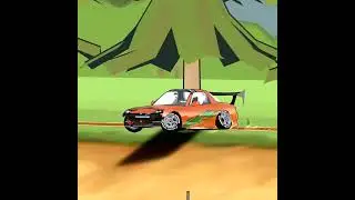Insane Drift jump edit FR Legends GUNSAI Mazda RX7 FD#frlegends #car #drift #supra #rx7 #gtr #r32