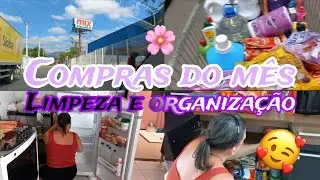 PRIMEIRA COMPRA DO ANO! / LIMPEZA DA GELADEIRA E ORGANIZAÇÃO DAS COMPRAS 🤗