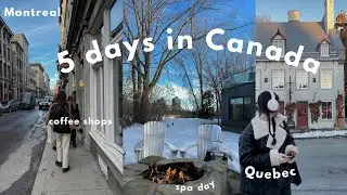 bachelorette trip to Canada | Montreal, Quebec, cafe hopping & surviving the snow | Ana Munt