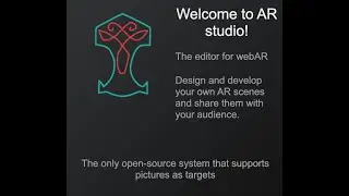 WebAR Studio Image tracking NFT intro