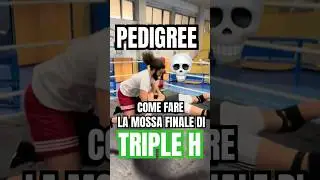 TRIPLE H: COME FARE LA PEDIGREE 💀 #wwe #mattdisaster #tripleh #pedigree #hhh