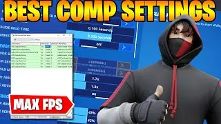 *BEST* Competitive Settings + Sens/Binds Guide in Fortnite Chapter 3! 🔧Increase FPS, 0 Input Delay!