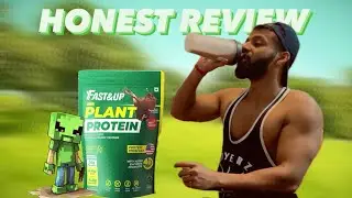 Plant Protein Review | Fast&Up 100% Plant Based Protein Powder for Vegans @FastandupIn