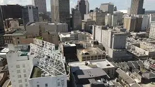 French Quarter Drone Sightseeing (4K)