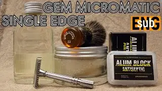 Vintage Gem Micromatic, Yaqi 22мм Sagrada Familia, RazoRock Unlabeled Project | Бритьё с HomeLike