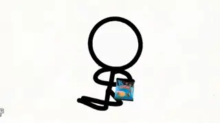 Стикман ест сухарики #юмор #memes #stickman #стикман #flipaclip #анимация