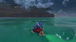 Flying Koopas over the seaside (Mario Kart World)