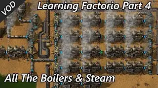 Researching while Increasing Purple Science - Starting Yellow - Learning Factorio VOD Part 4