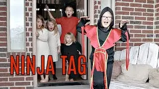 NINJA TAG in our House!