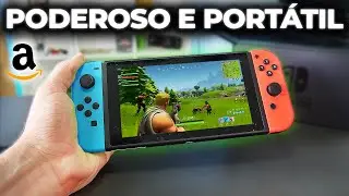 O NINTENDO SWITCH DA AMAZON POR R$2000 É UM BOM CONSOLE? PODEROSO E PORTÁTIL! VALE A PENA EM 2024?