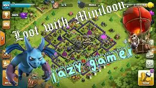 Townhall 9 big loot with Minion and Balloon.