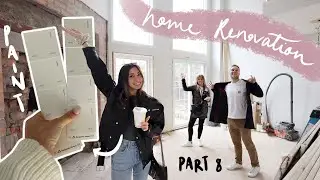 HOME RENOVATION WEEK 8 (new walls going up, paint decisions, MORE tiles)