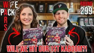 STILL KABOOM HUNTING In 2025 Absolute Football Mega Boxes! 💥 | Wife Pack Wars - Round 299 🥊