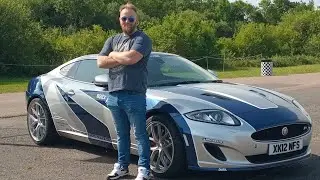 Oil Service on a Jaguar 5.0 XKR (Jacking up safely) 