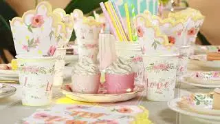 Tea Party Tableware Afternoon Party Decorations