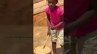 Basic drumming for children 🌴 #drumminglessons #africa #drumnotation #drummer #drums