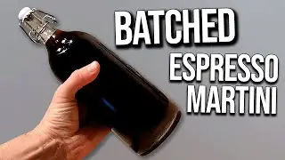 Рецепт порционного эспрессо-мартини | Простой коктейль для вечеринок в большой порции