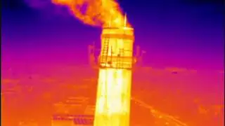 Aerial FLIR building inspection