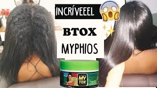 FAZENDO PROGRESSIVA COM BTOX MYPHIOS | CABELO CRESPO | RESULTADO LAVADO ✨