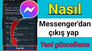 Messenger'dan &Ccedil;ıkış Nasıl Yapılır |  Android'de Facebook Messenger'dan Nasıl &Ccedil;ıkış Yapılır?