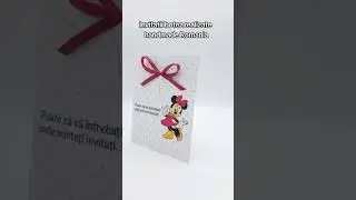 Invitatii botez realizate handmade Romania0747.507.557 www.23h.ro #23hevents #botez #invitatii #