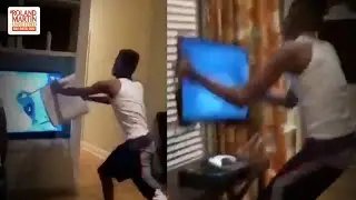 I Lost Too Much Money ...: Man Loses Bet On Warriors-Raptors Game, Loses More Money Wrecking His TV