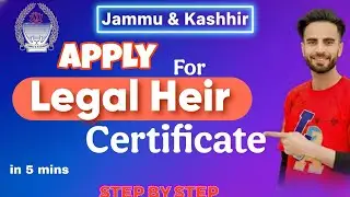 Legal Heir Certificate Online Apply 2026 | Purpose, Documents, Fees | Complete Process