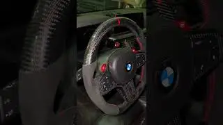 The Best Steering Wheel You Can Buy For Your F9x BMW! #bmw #f90 #m5 #steeringwheel #custom