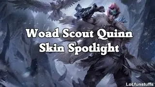 Woad Scout Quinn Skin Spotlight/Review - Lolfunstuffs