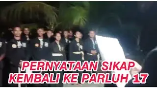 40 WARGA PSHT RANTING BENGALON CABANG KUTAI TIMUR MENYATAKAN KEMBALI KE PARLUH 17