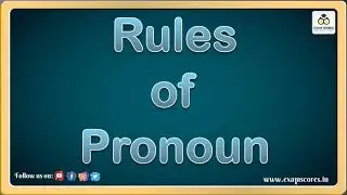 Rules of Pronoun